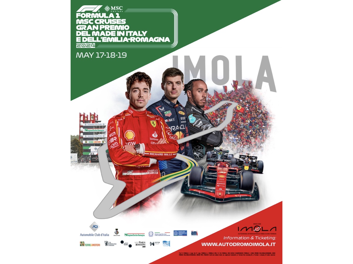 F1 poster GP Emilia-Romagna 2024