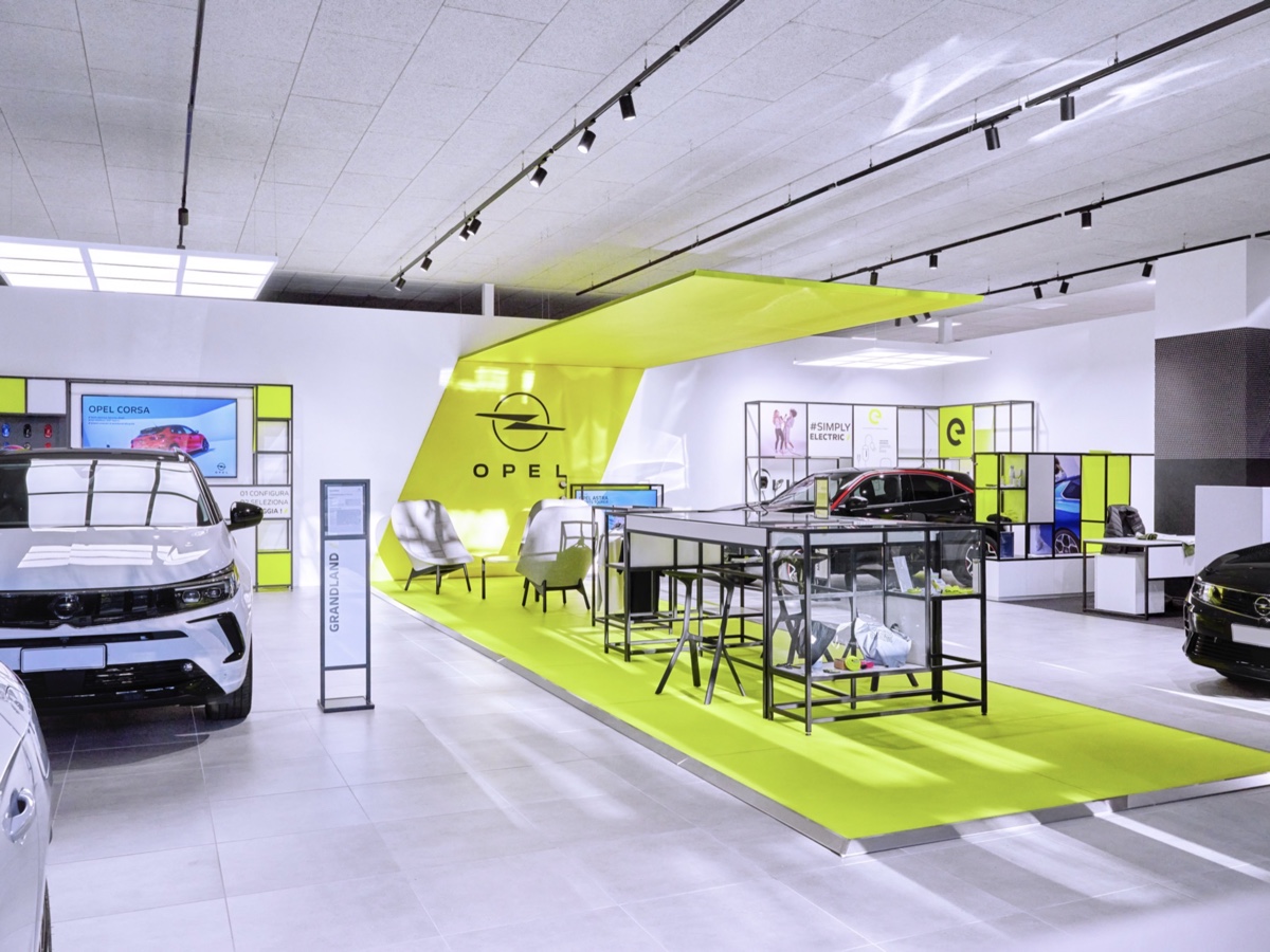 Opel nuovo concept showroom