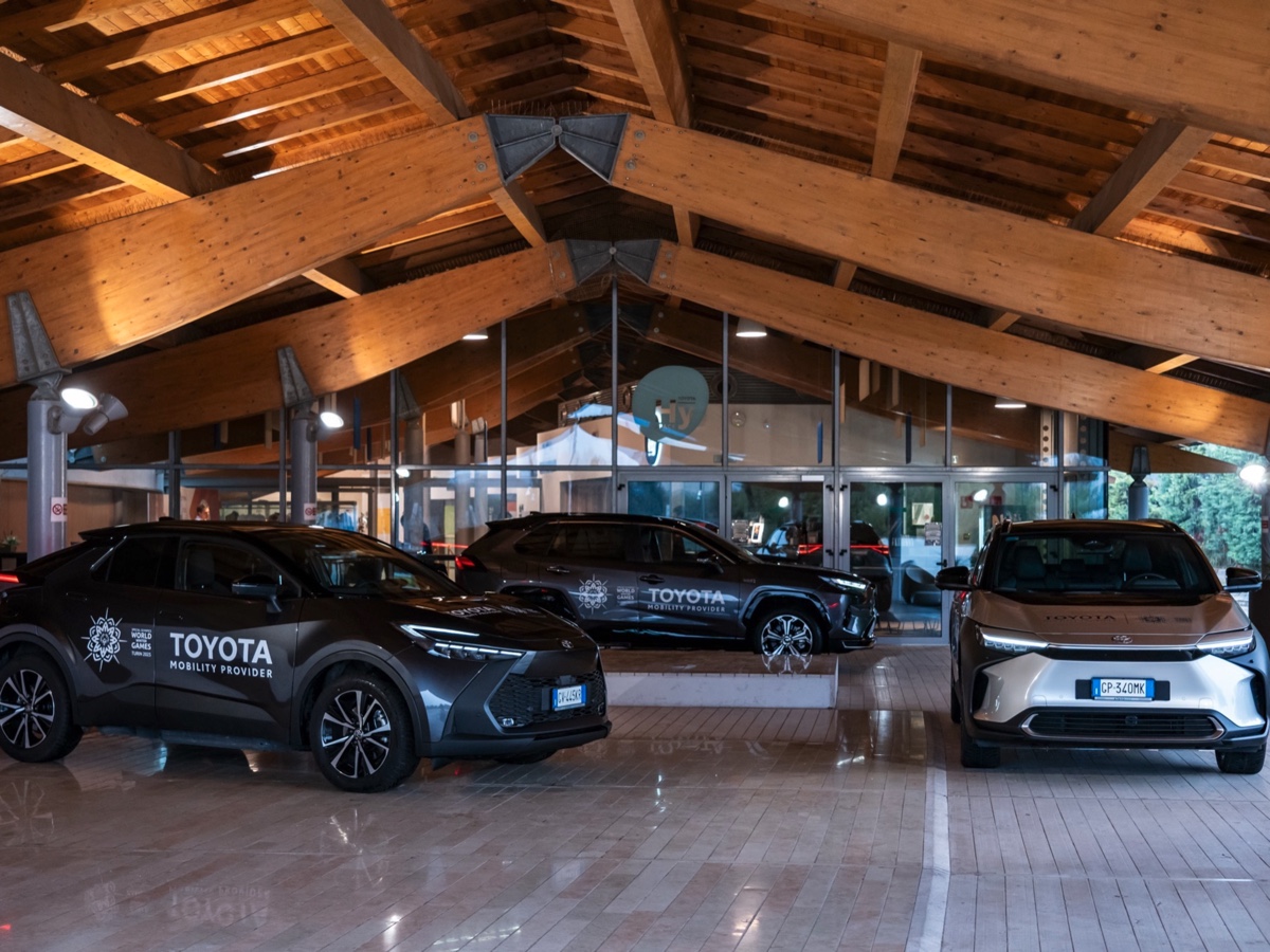 Toyota veicoli Giochi Mondiali Invernali Torino 2025
