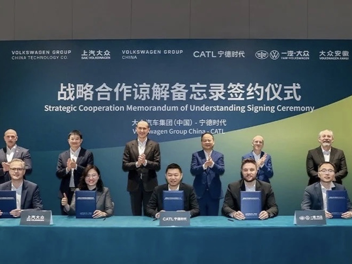 Volkswagen-CATL accordo sviluppo batterie Cina