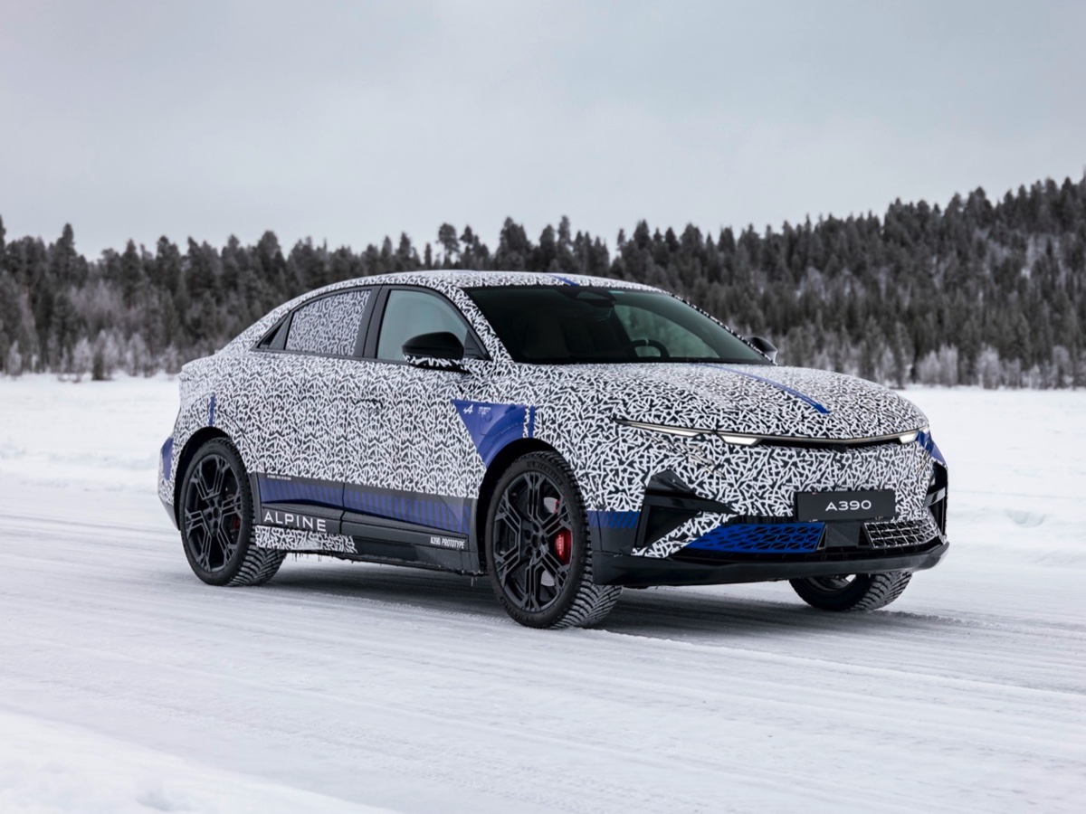 Alpine A390 test finali Lapponia