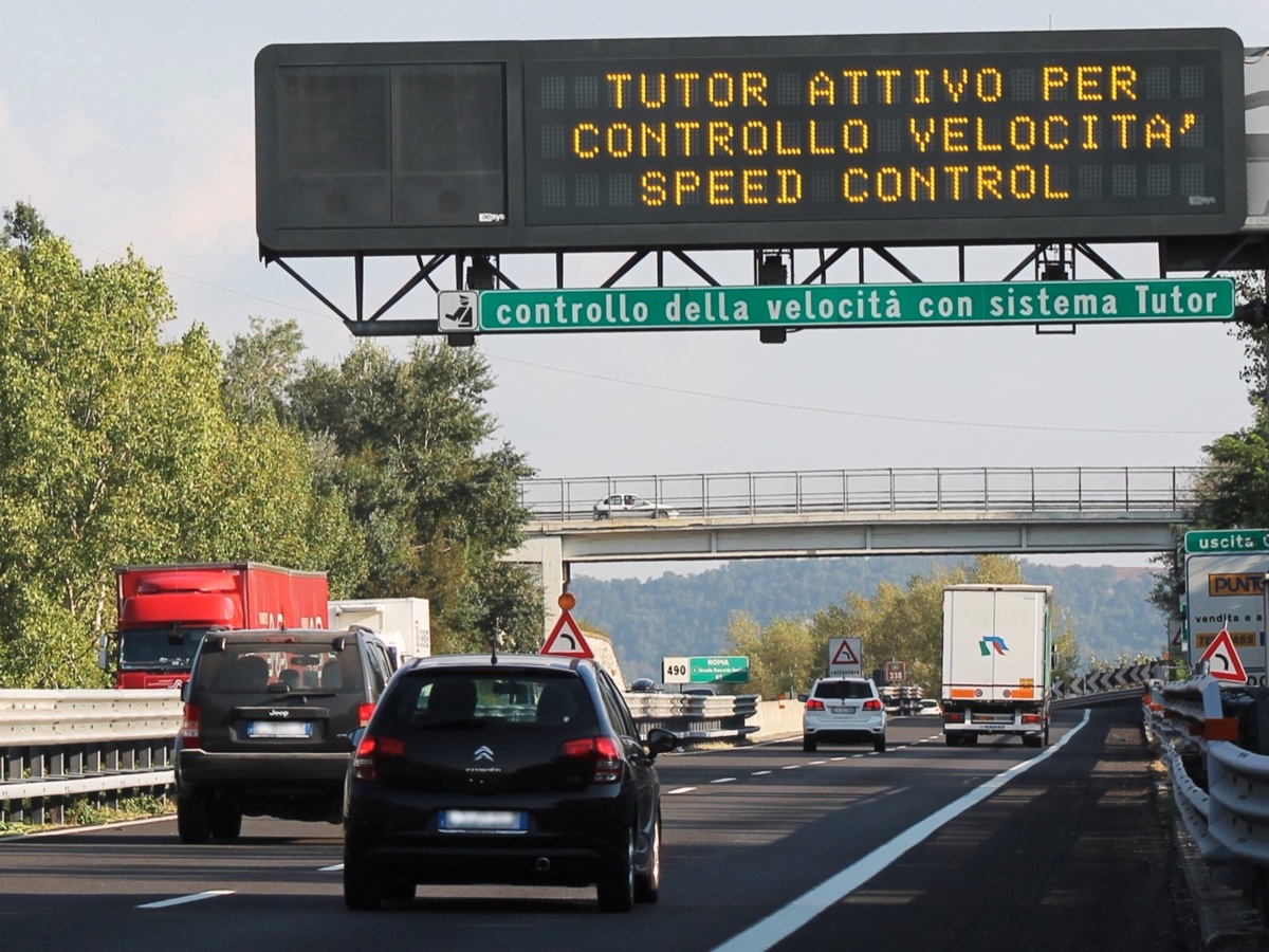 Aspi Tutor controllo velocità autostrada