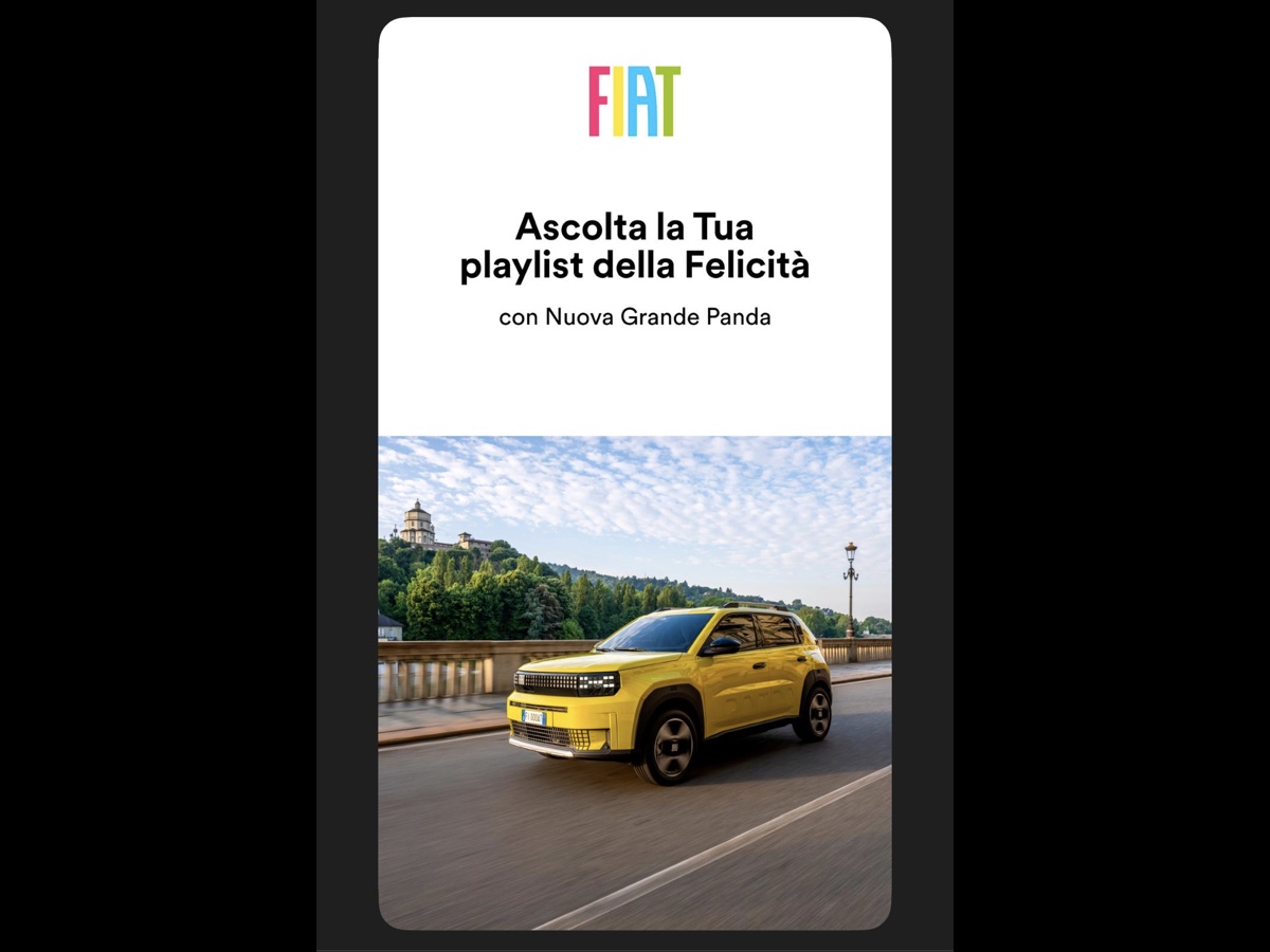 Fiat Spotify "Playlist della Felicità"