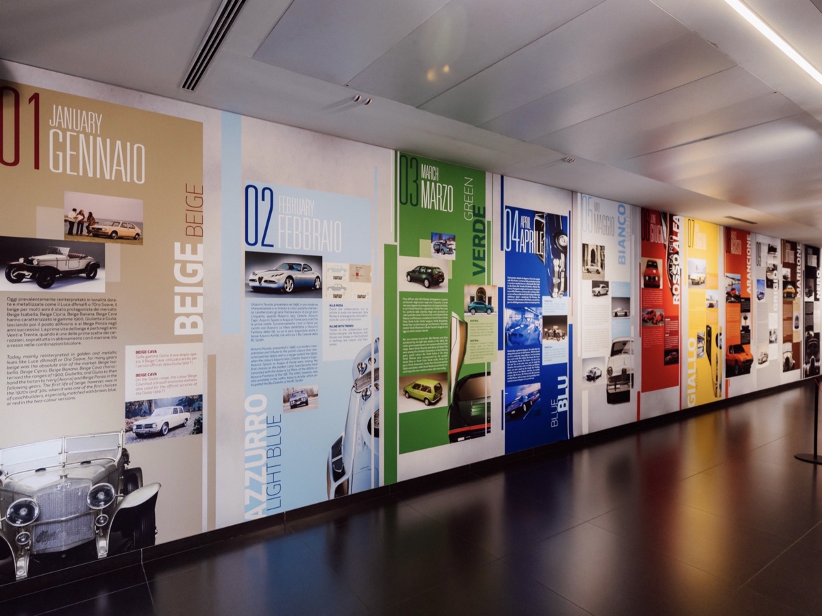 Alfa Romeo mostra colore Museo Arese