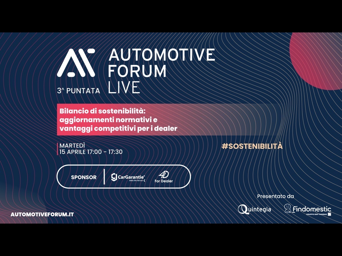 Quintegia 3ª puntata Automotive Forum LIVE