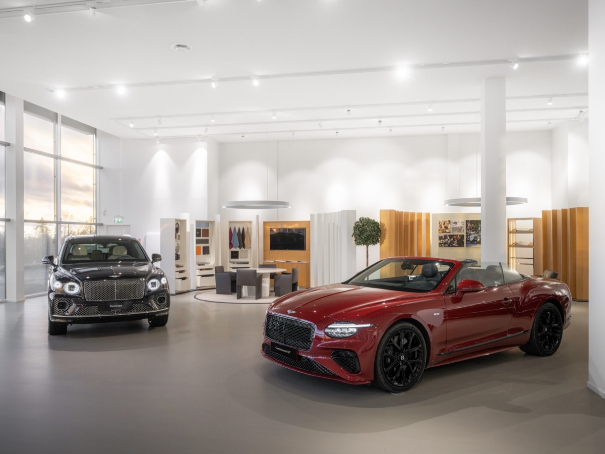 Bentley showroom Stoccolma