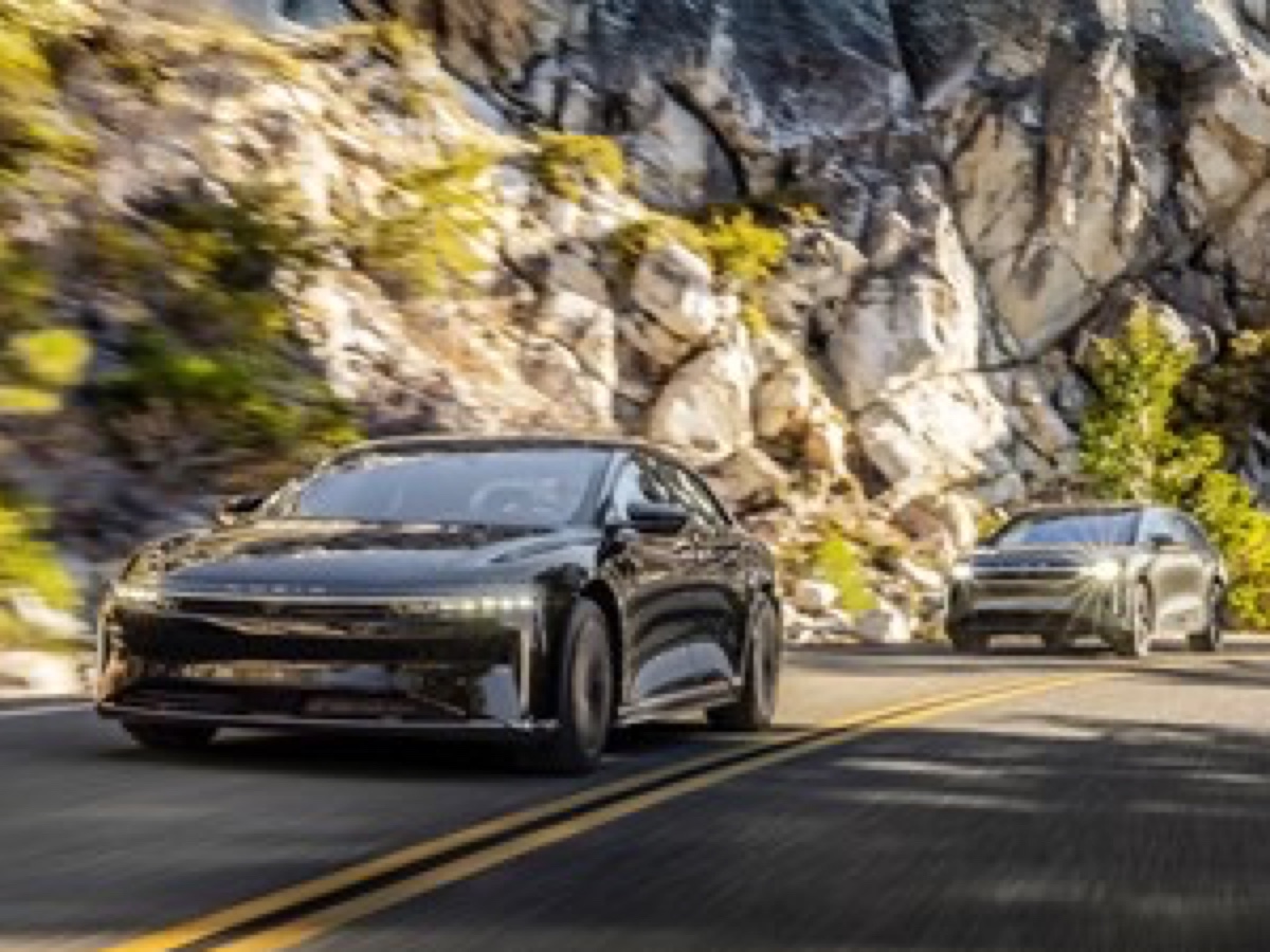 Lucid Air e Gravity