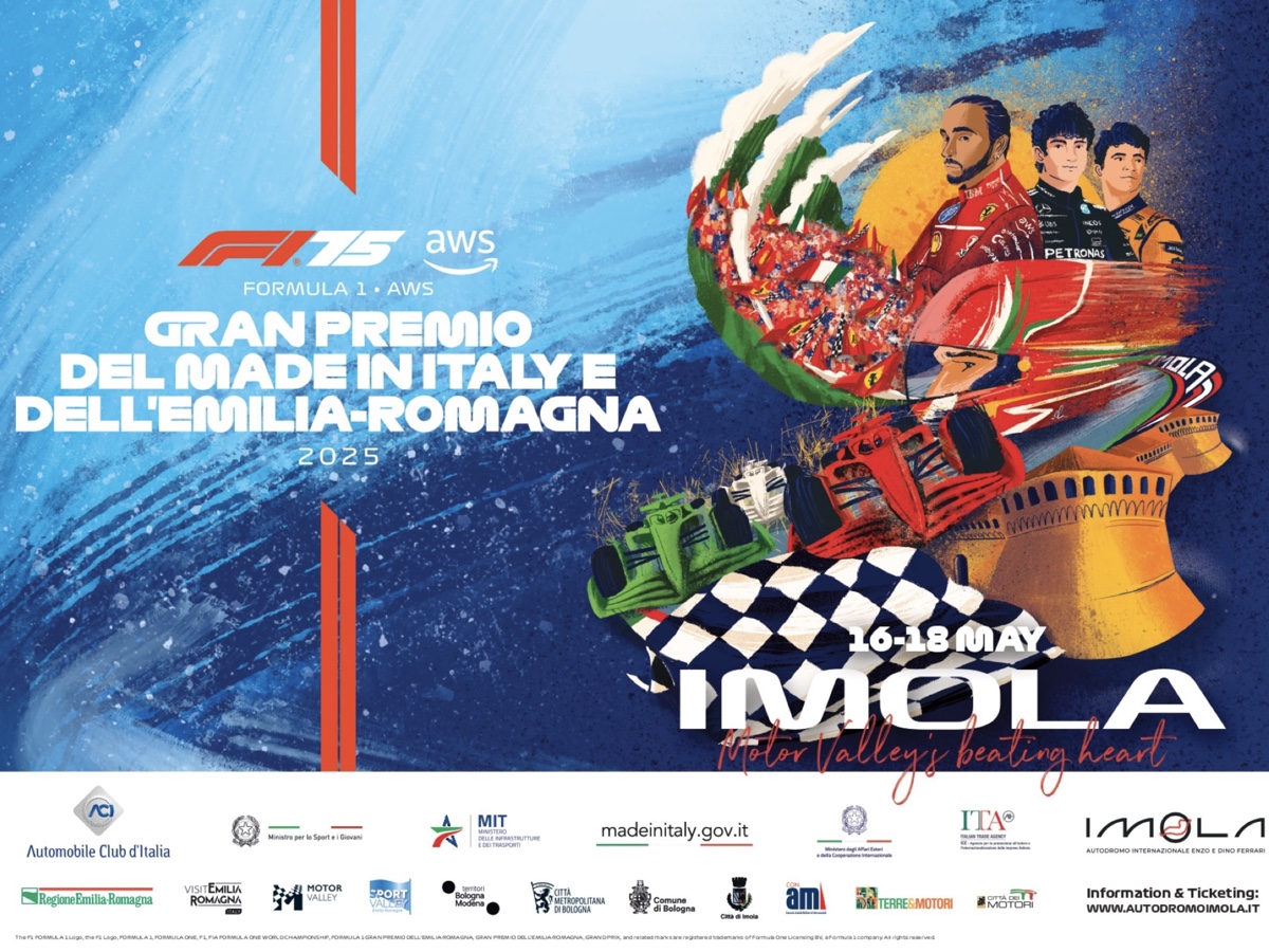 F1 2025 Imola Poster