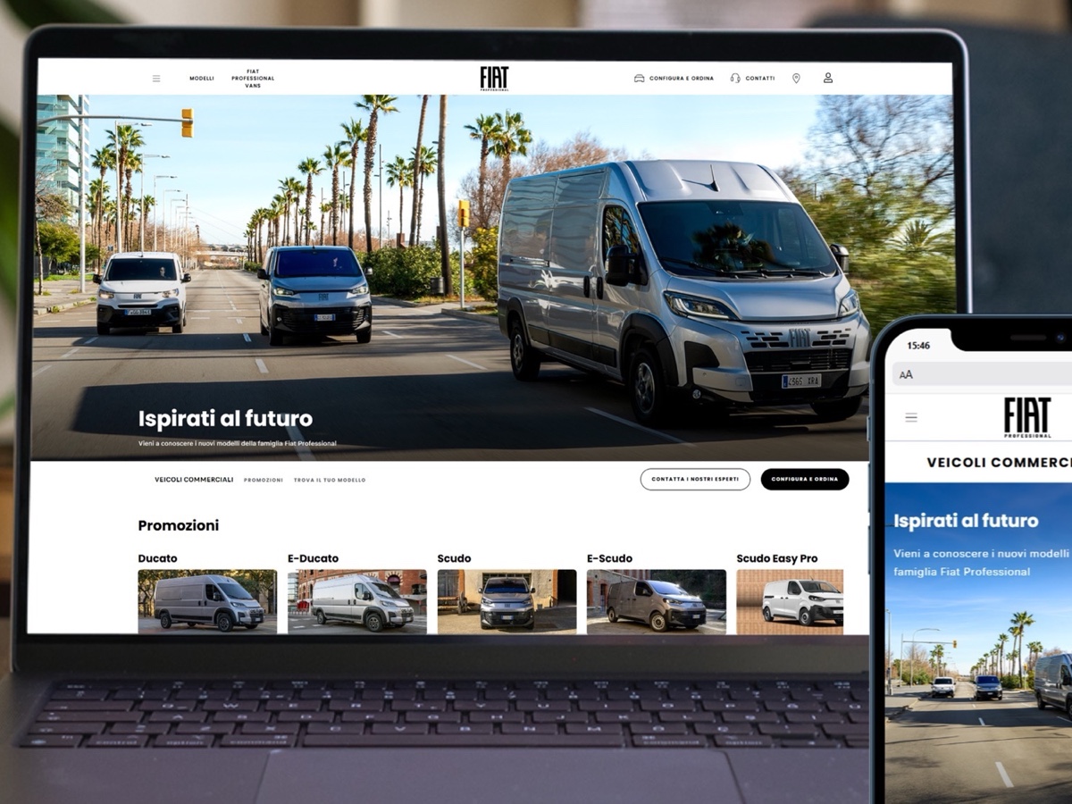 Fiat Professional nuovo sito
