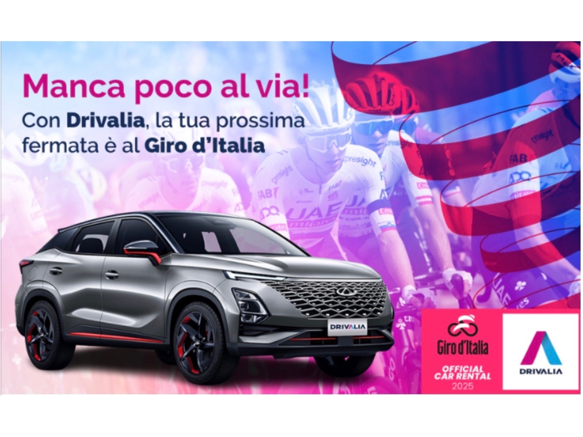 Drivalia Official Car Rental del Giro d'Italia 2025