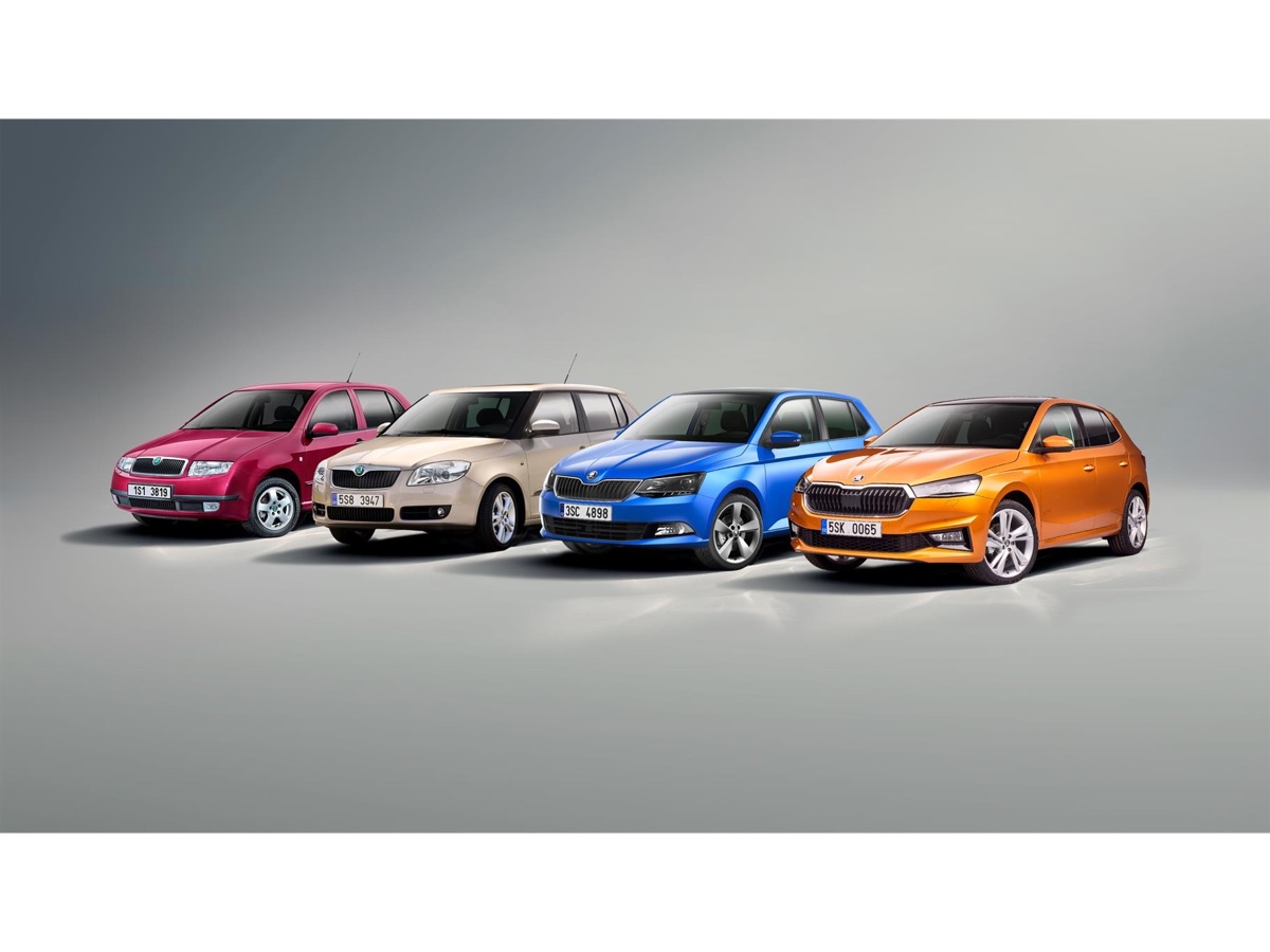 Skoda Fabia quattro generazioni