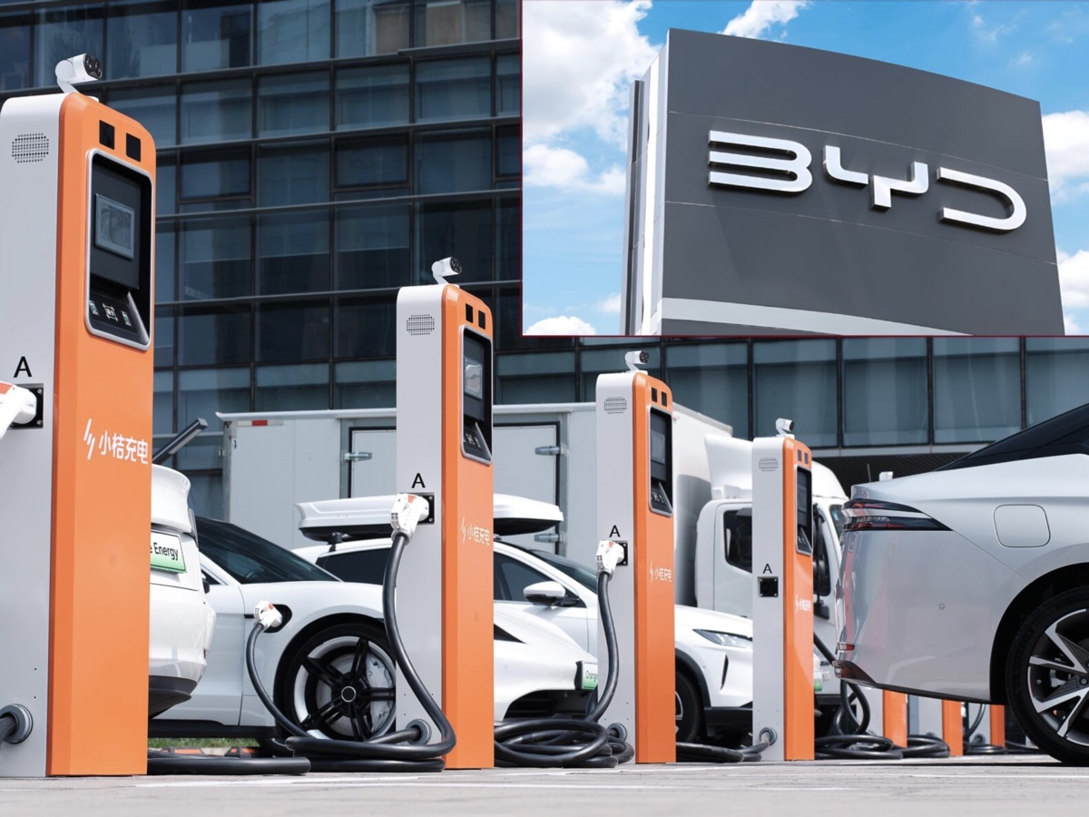 BYD colonnine megawatt Cina