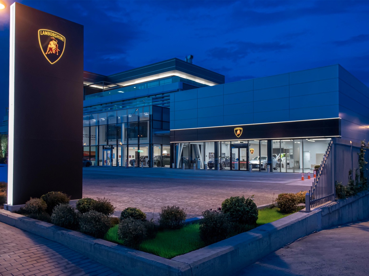 Lamborghini showroom Tbilisi Georgia