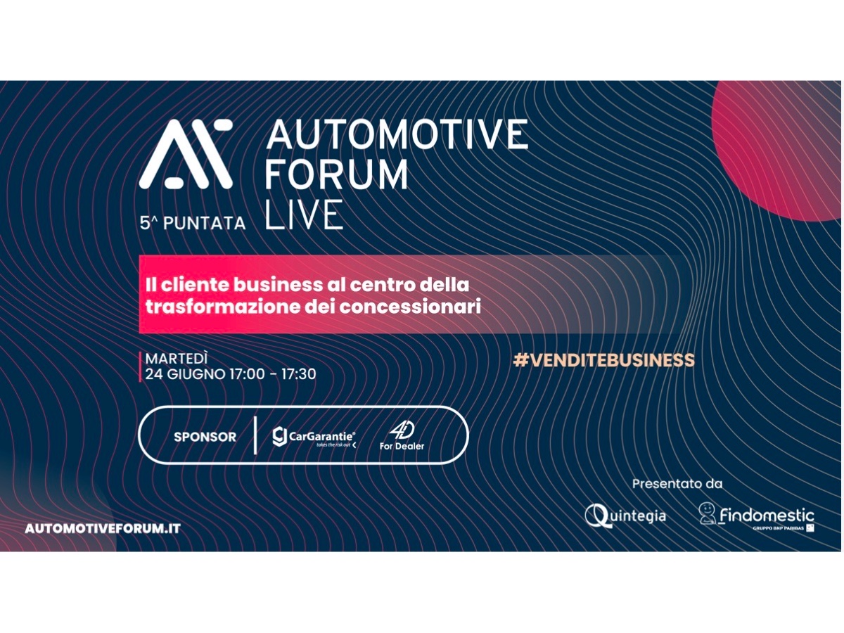Quintegia Automotive Forum LIVE 5ª puntata