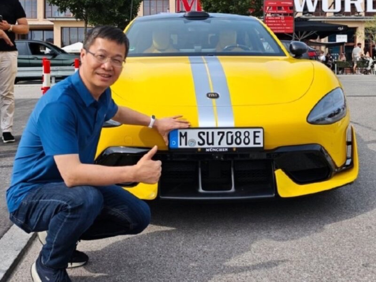 Xiaomi Lu Weibing SU7 Monaco di Baviera 
