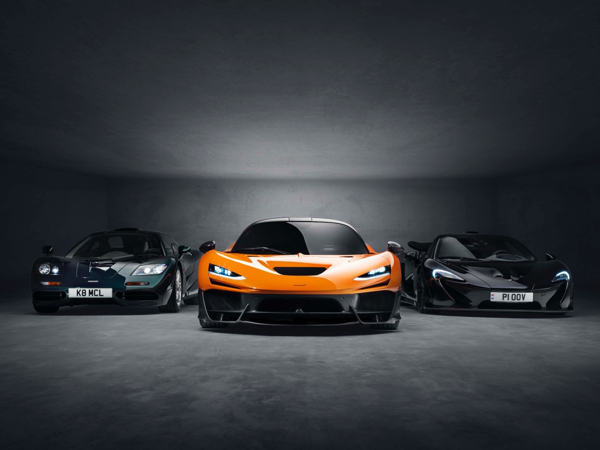 McLaren F1, P1 e W1