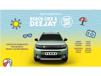 Fiat partners with the “Beach Like a Deejay” summer tour