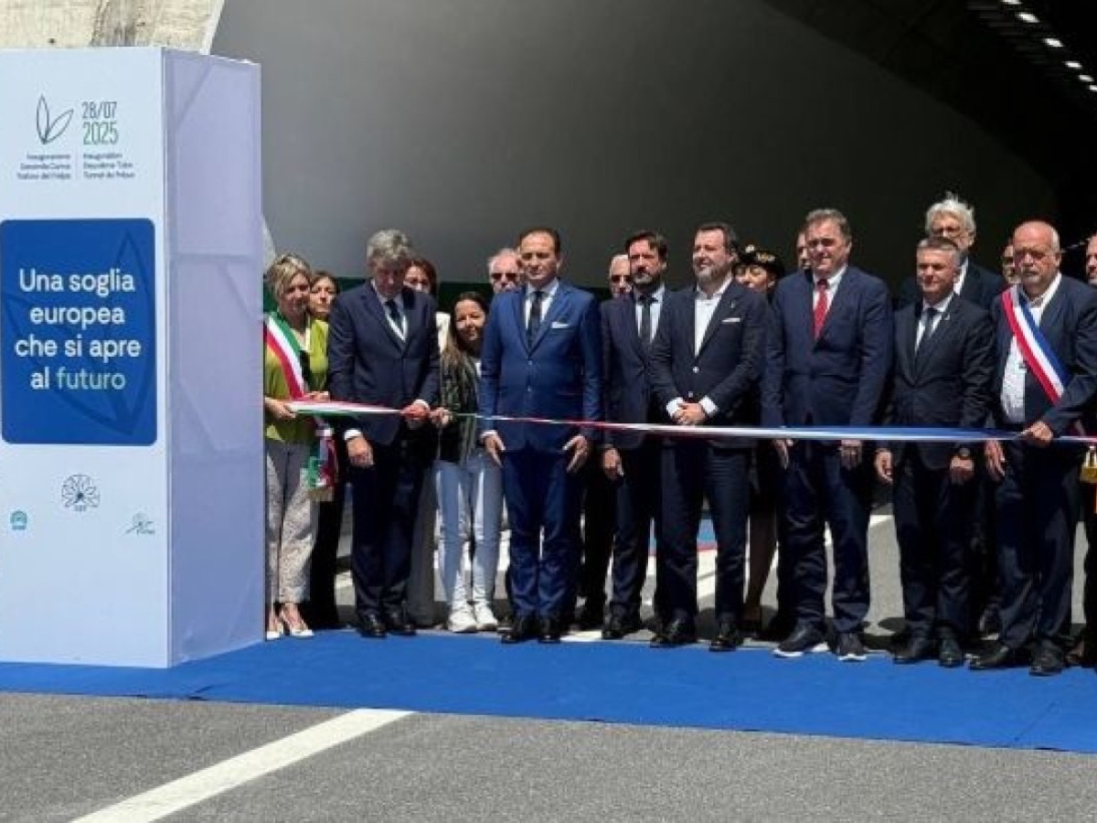 Traforo del Frejus inaugurazione seconda canna