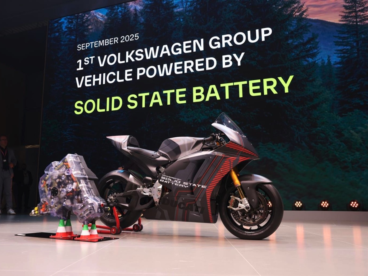 Ducati V21L test batterie stato solido