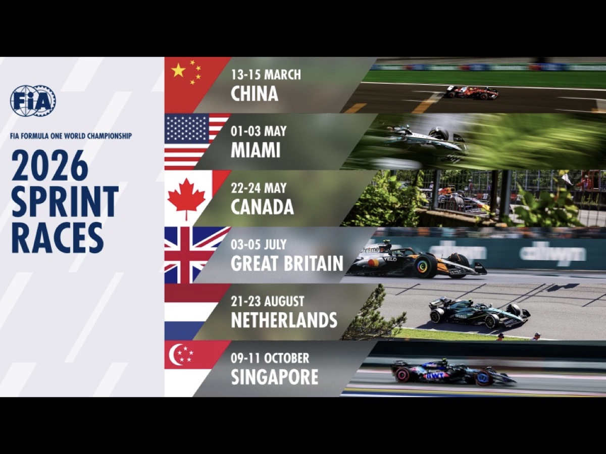F1 gare Sprint 2026