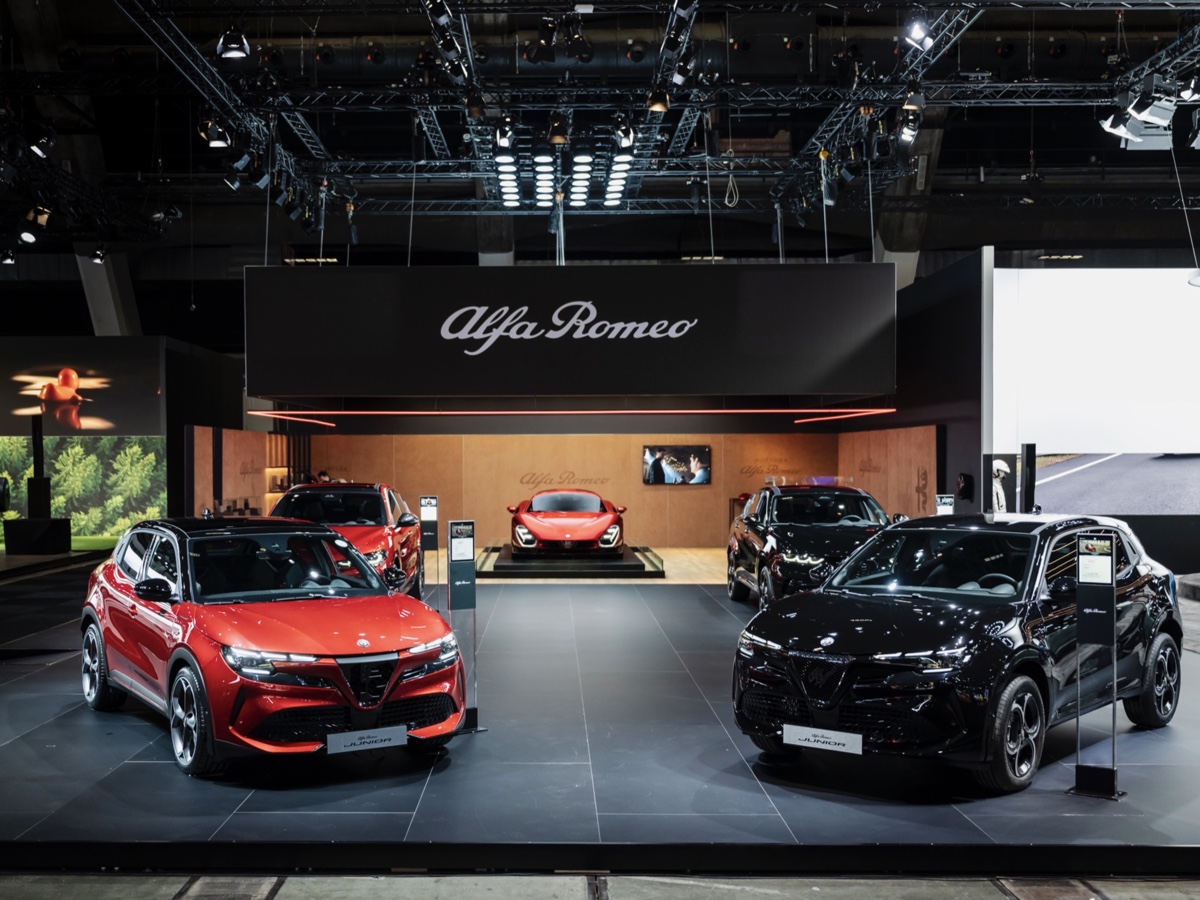 Alfa Romeo stand Bruxelles 2025