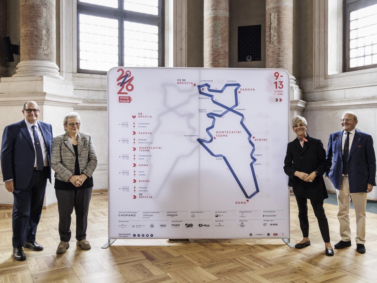1000 Miglia 2026 percorso