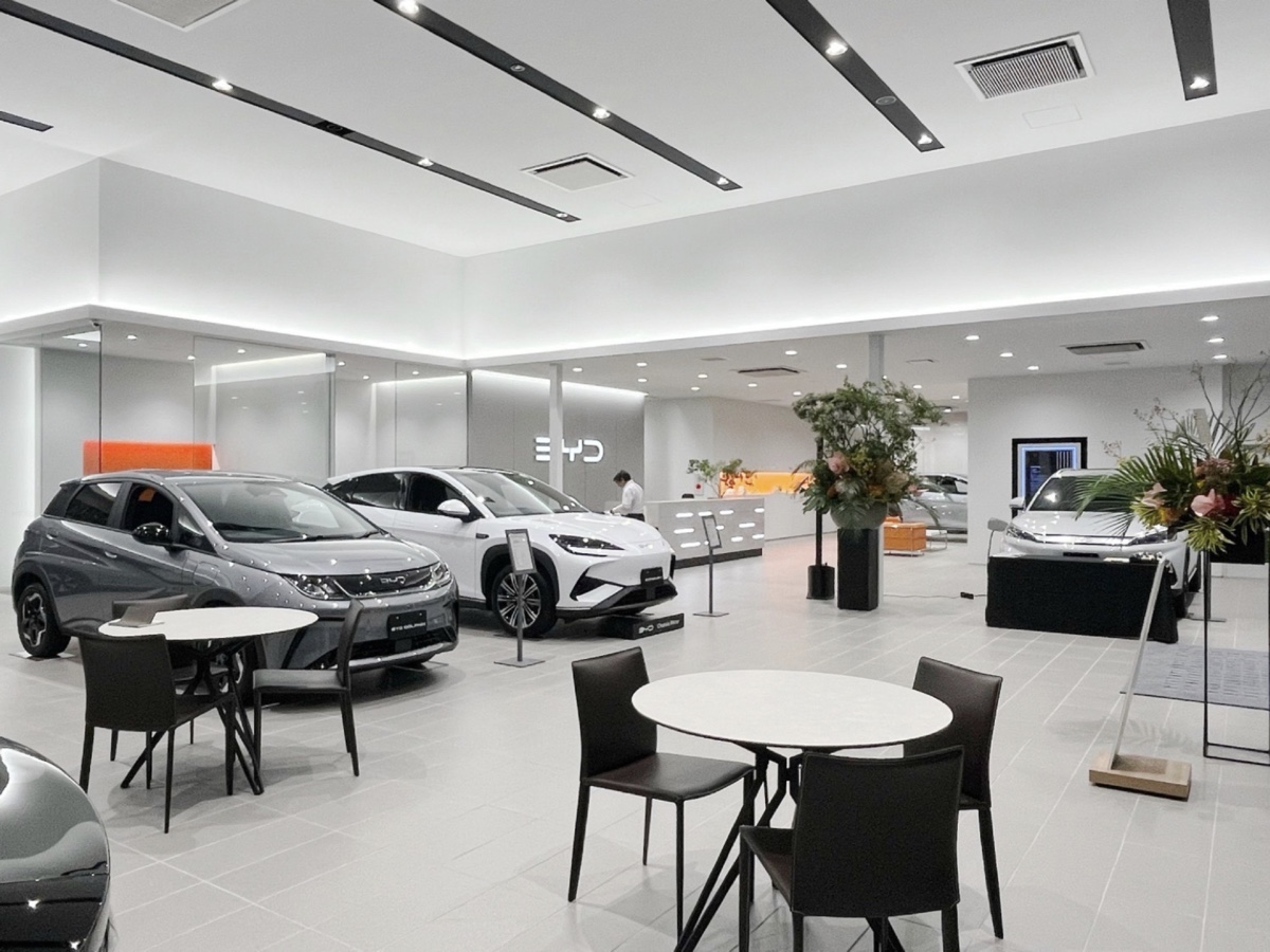BYD showroom Giappone