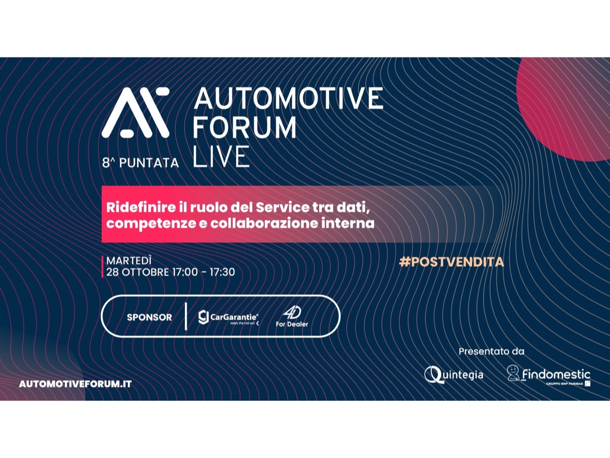 Automotive Forum LIVE Post vendita