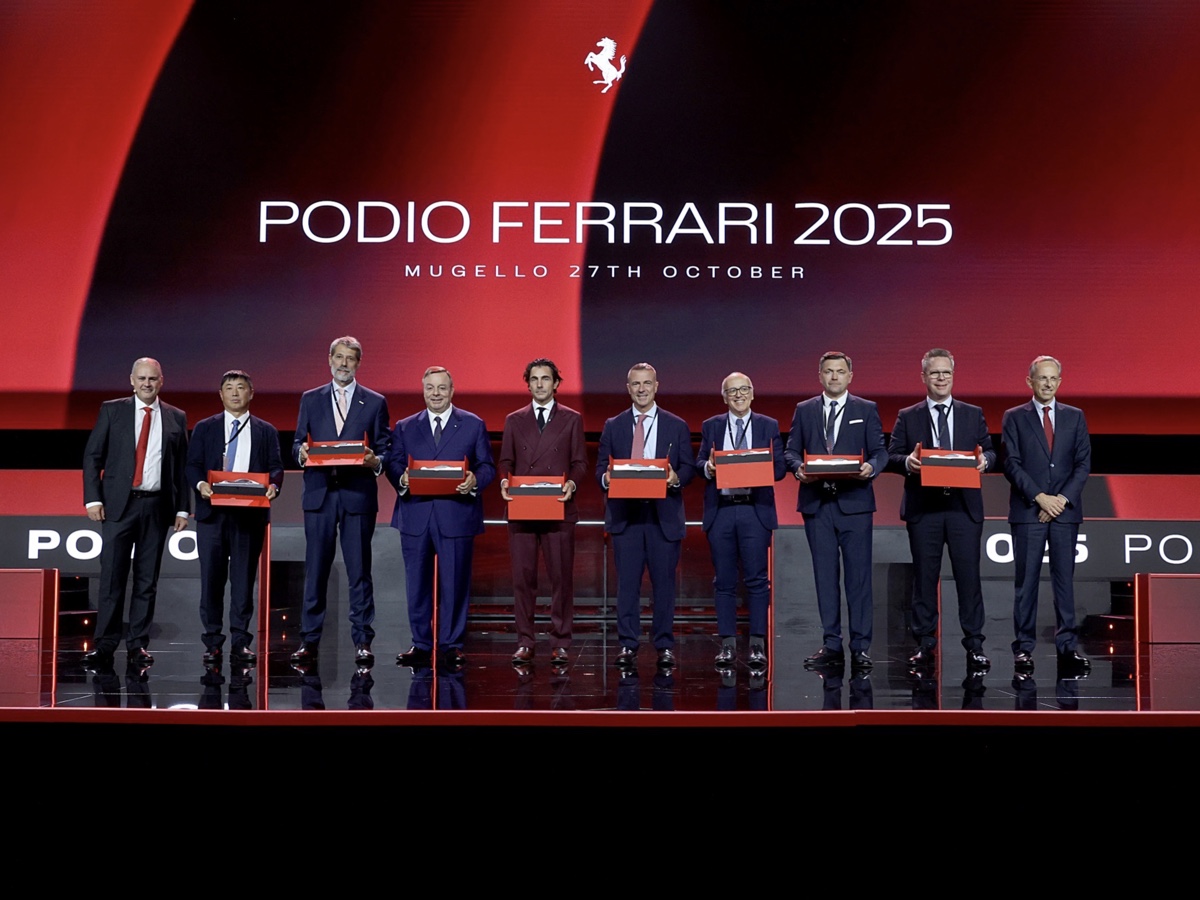 Podio Ferrari