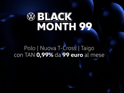 Black Month 99, Volkswagen Black Friday in November on Polo, Taigo, and T-Cross