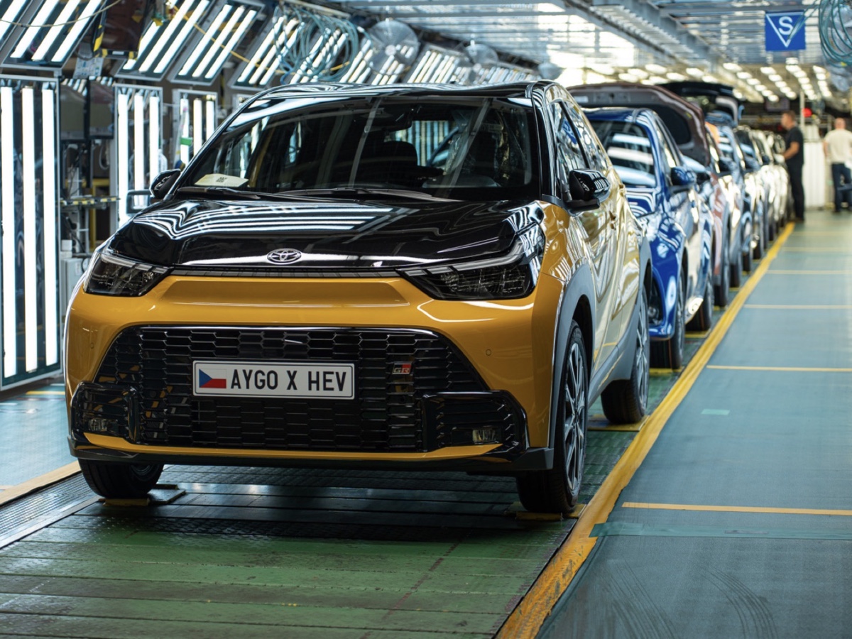 Toyota Aygo X Hybrid produzione Kolin