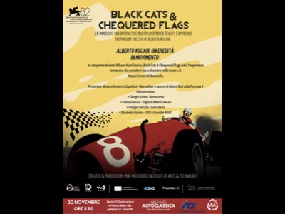 Ascari rivive a Milano AutoClassica con l'esperienza immersiva "Black Cats & Chequered Flags"