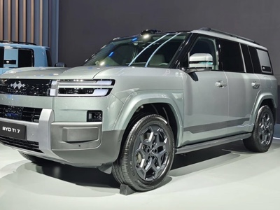 BYD Ti7 PHEV global SUV makes its debut in Thailand