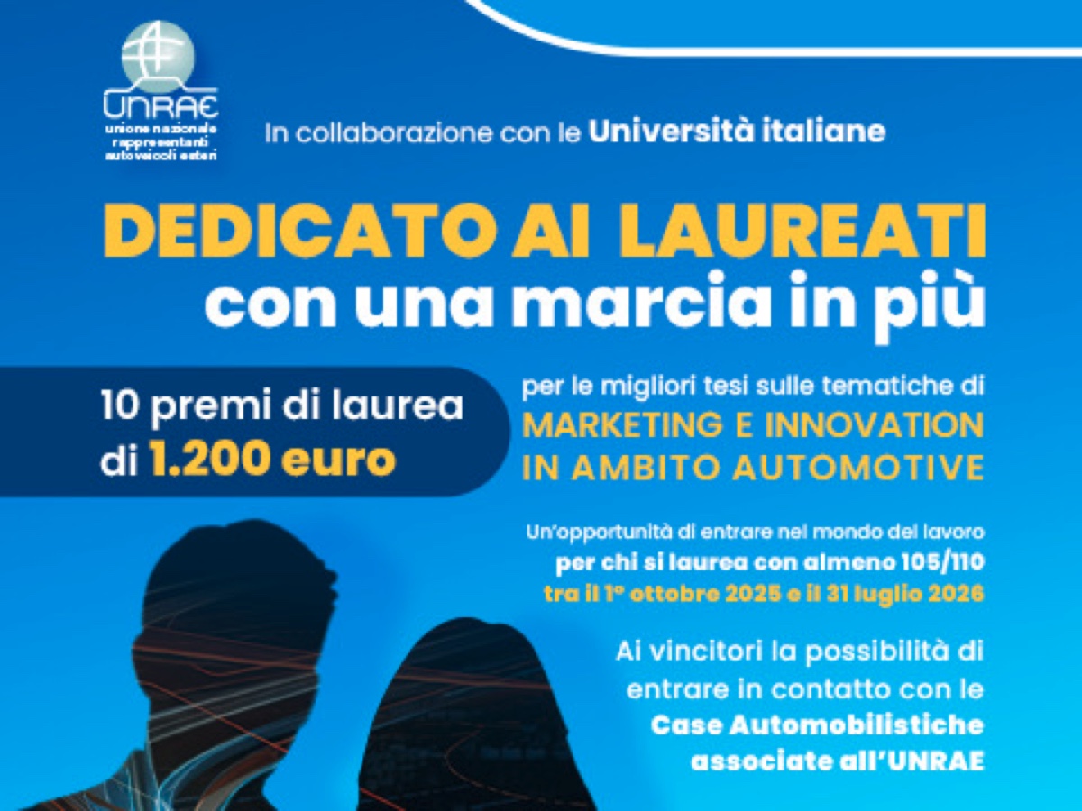 Premi di Laurea UNRAE 2026
