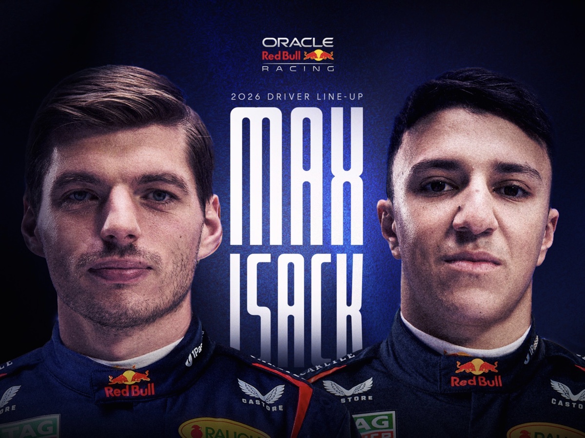 Red Bull Hadjar Verstappen