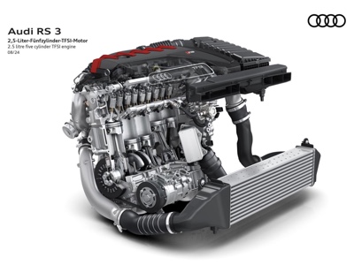 Audi will celebrate the 50th anniversary of its five-cylinder engine in 2026