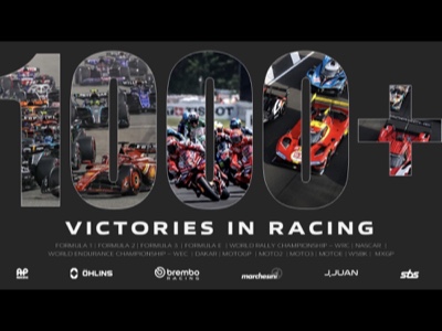 Brembo celebra 50 anni di motorsport e oltre 1.000 titoli mondiali