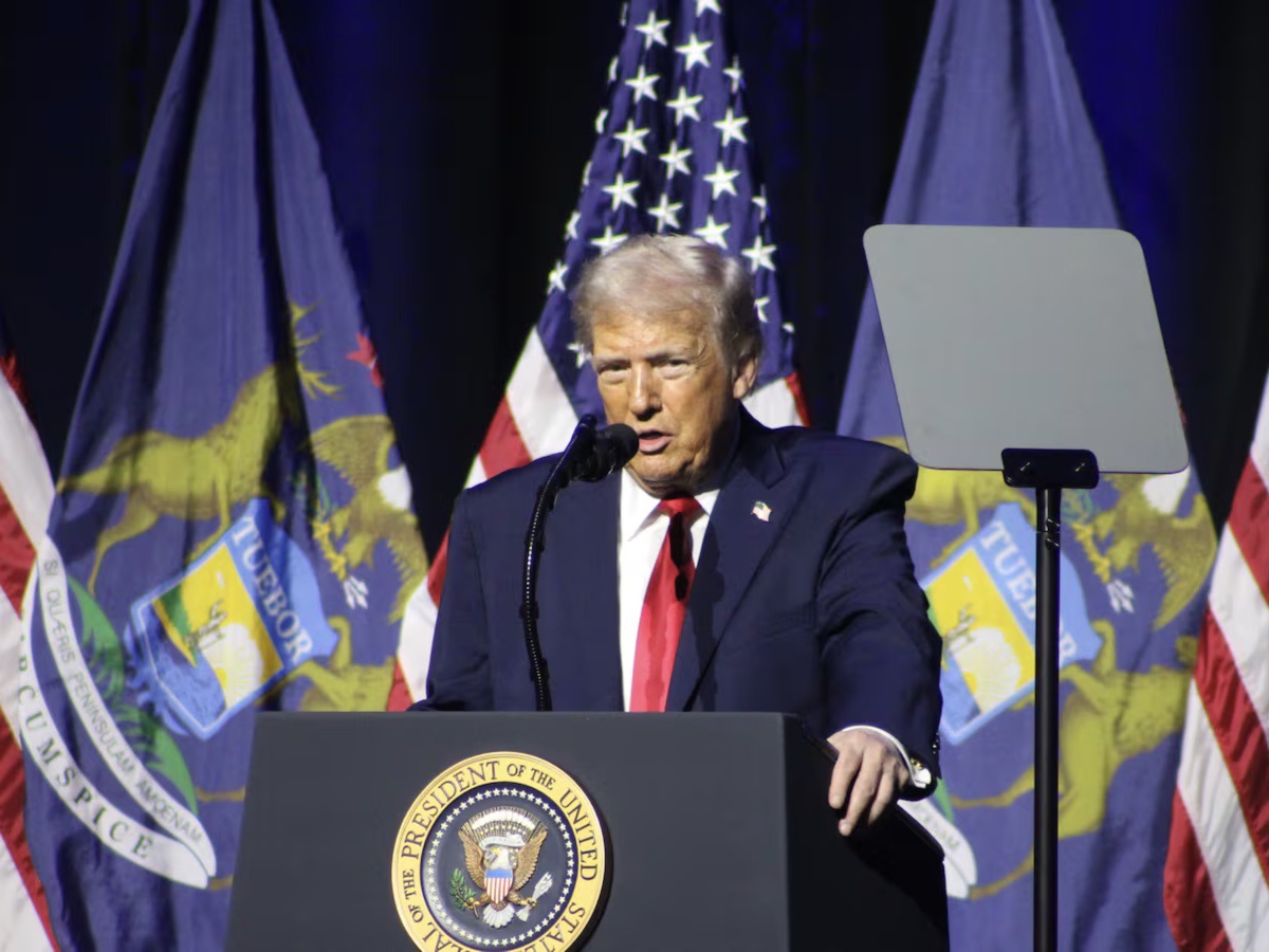 USA Donald Trump Detroit