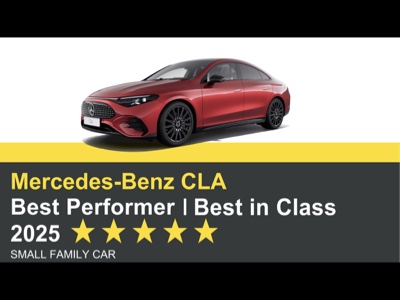Euro NCAP Best in Class: Mercedes CLA la più sicura del 2025