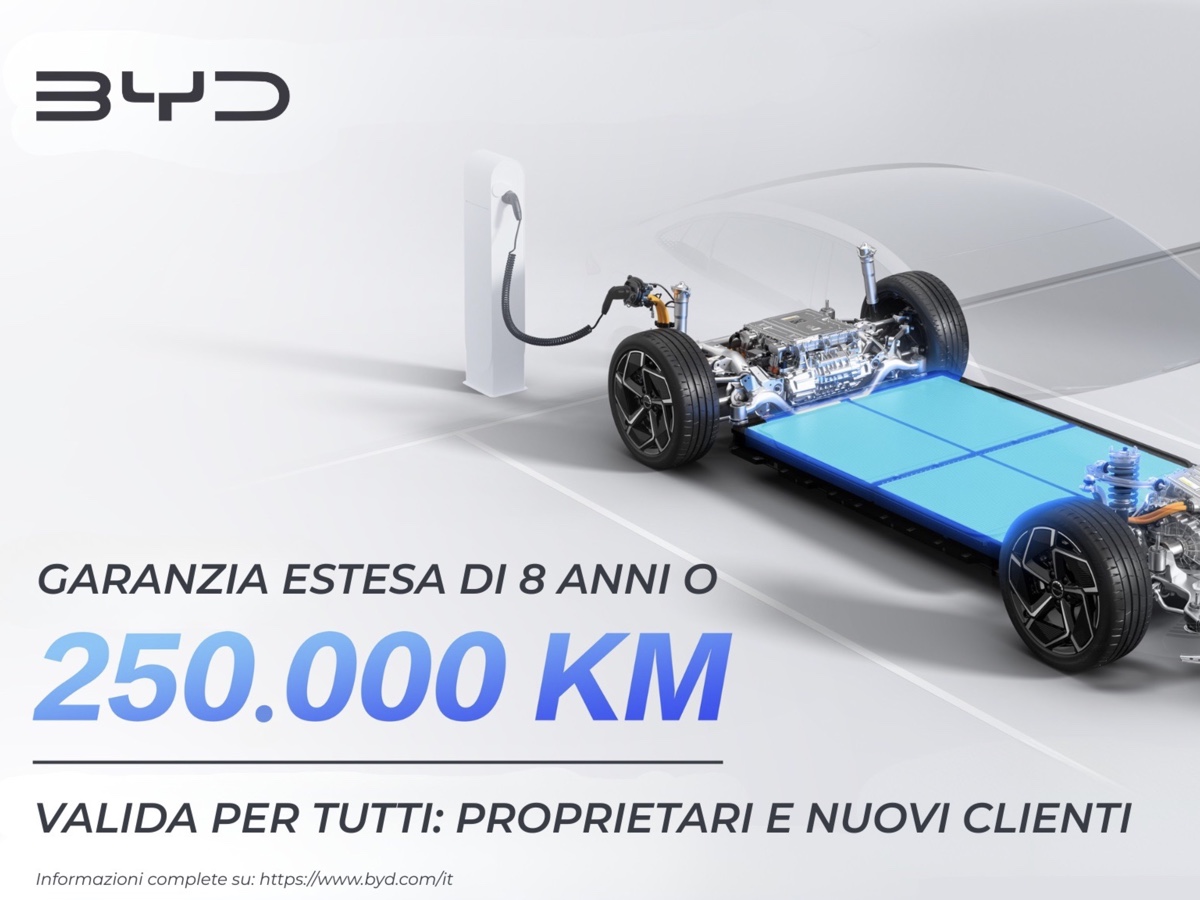 BYD garanzia Blade Battery