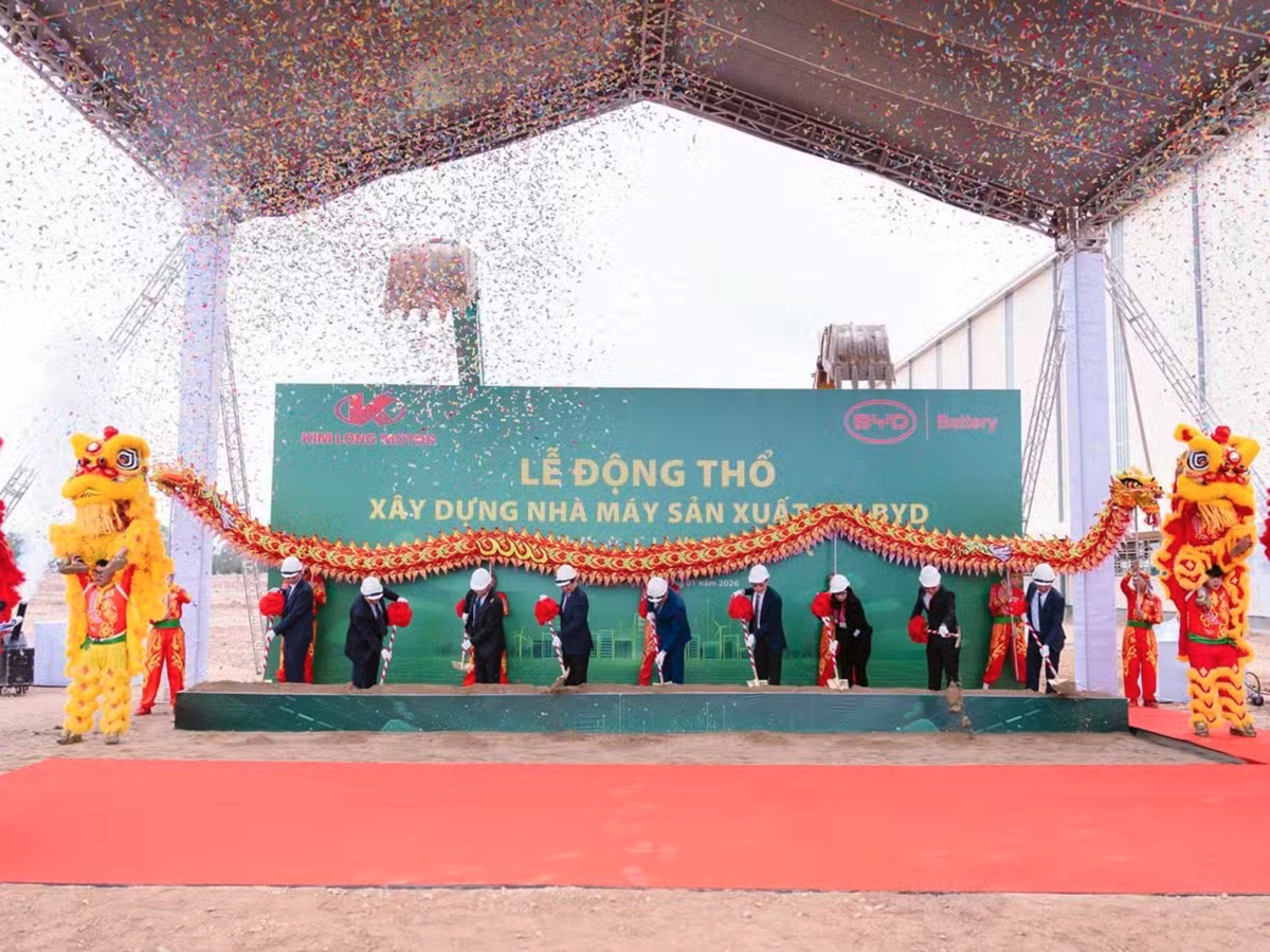 BYD costruzione impianto batterie Vietnam