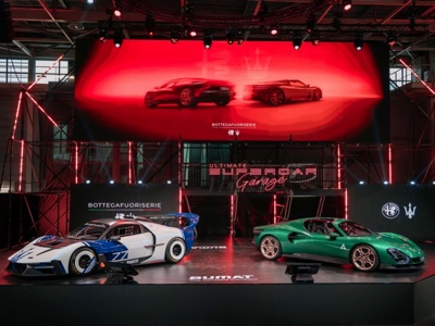 4 Alfa Romeo e Maserati BottegaFuoriserie a Ultimate Supercar Garage