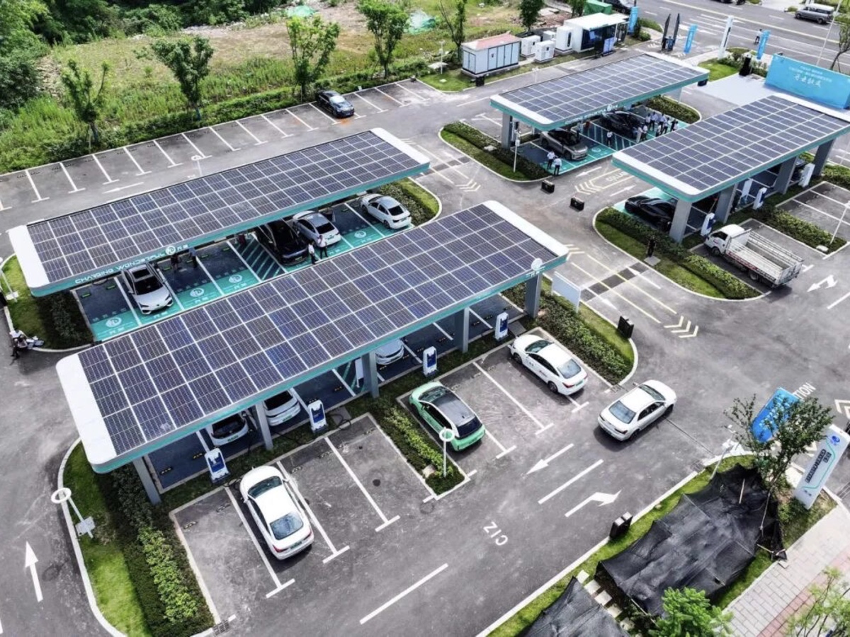 Cina struttura ricarica EV