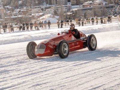 La Maserati 4CLT del 1949 Best in Class tra le Open Wheels a The I.C.E. St. Moritz