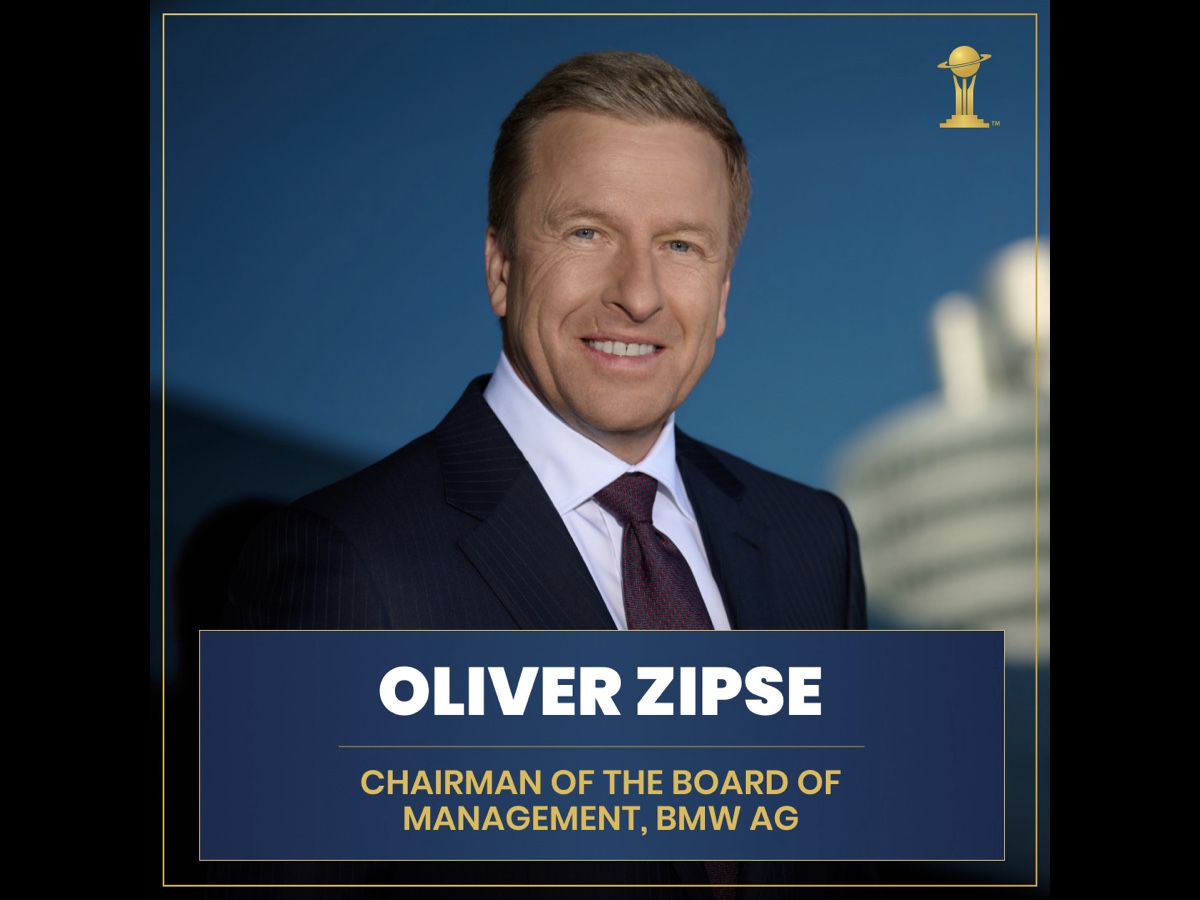 Oliver Zipse World Car Person of the Year 2026