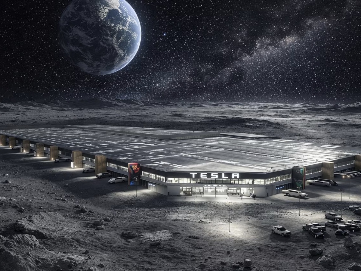 Tesla Gigafactory sulla Luna