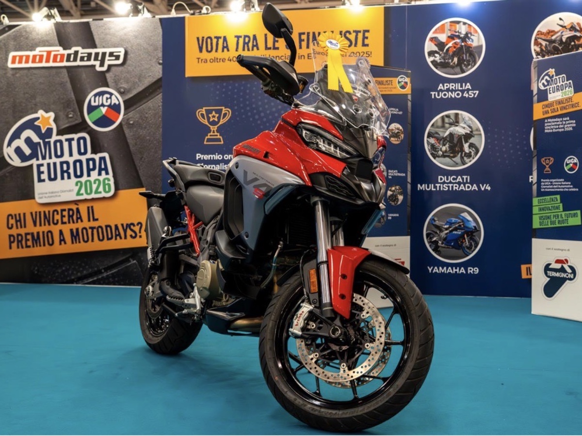 Ducati Multistrada V4 premio Moto Europa 2026