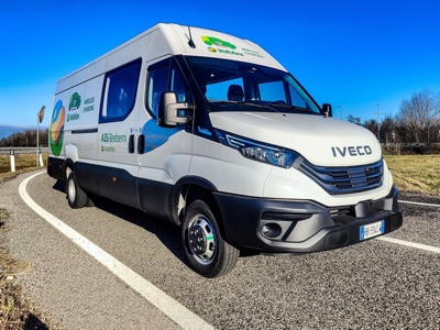 In servizio sulla A35 Brebemi il primo Iveco eDaily con ricarica wireless