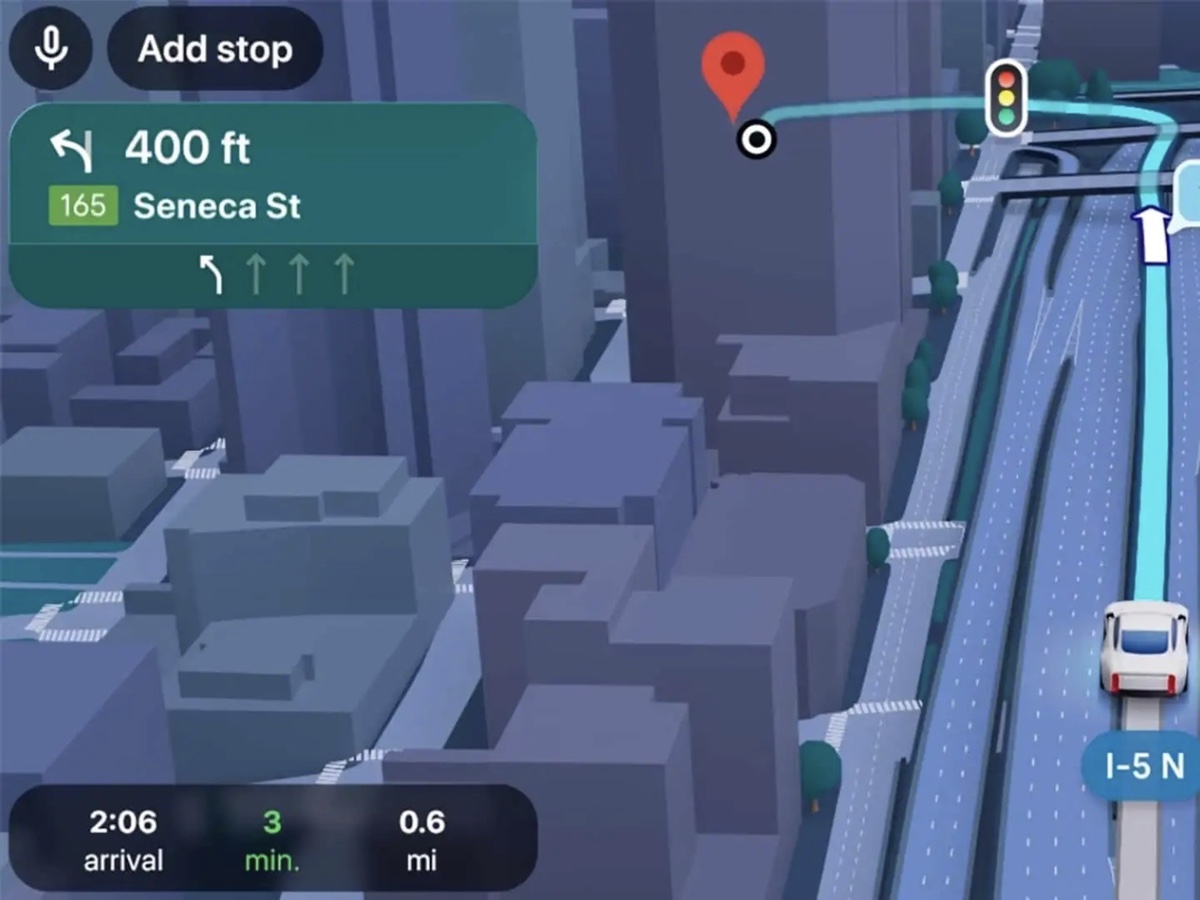 Google maps immersive navigation