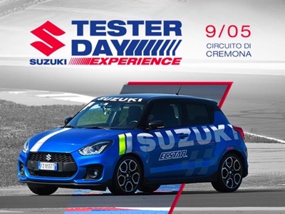 Il 9 maggio la prima edizione del “Suzuki Tester Day Experience"